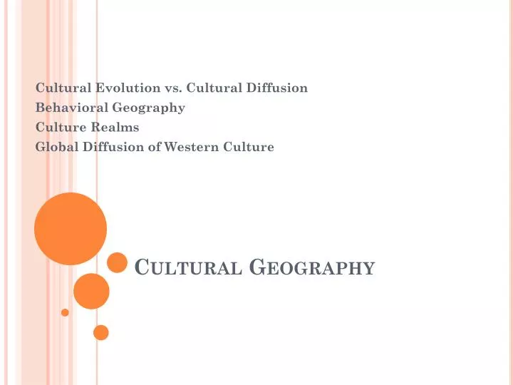 cultural geography