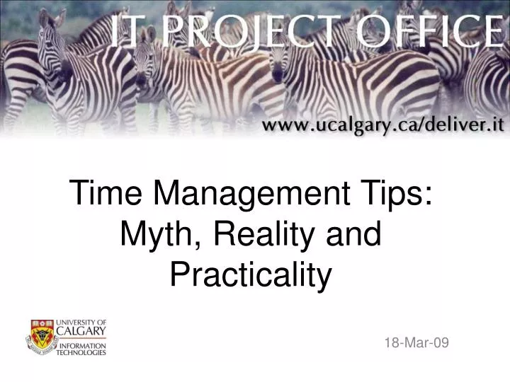 time management tips myth reality and practicality