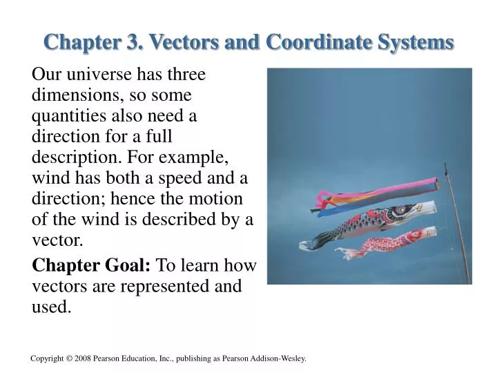 chapter 3 vectors and coordinate systems