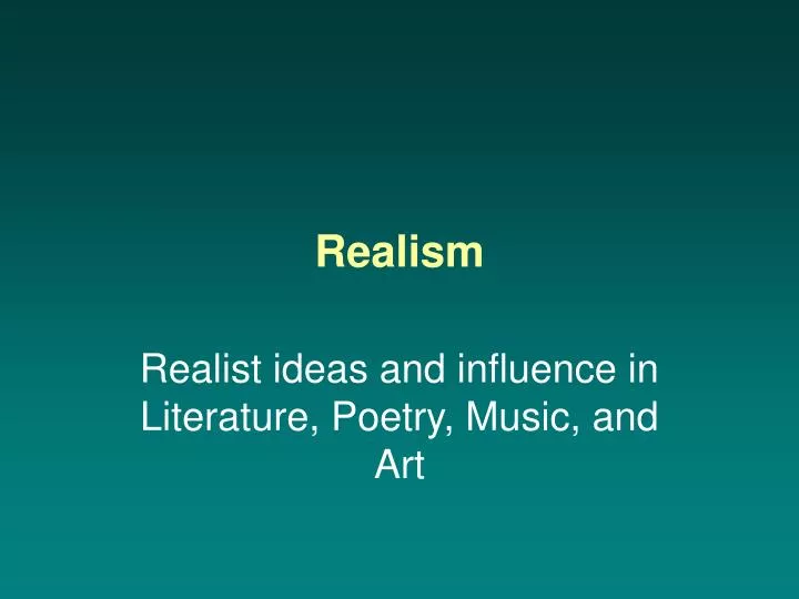 realism