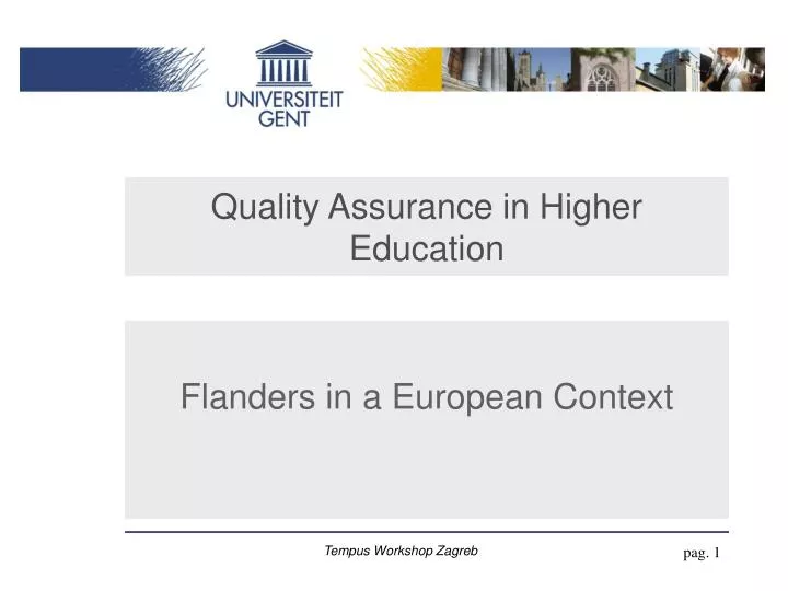 quality assurance in higher education