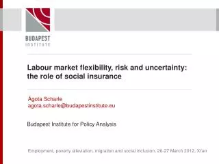 Labour market flexibility, risk and uncertainty: the role of social insurance