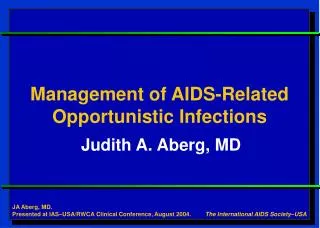 Judith A. Aberg, MD
