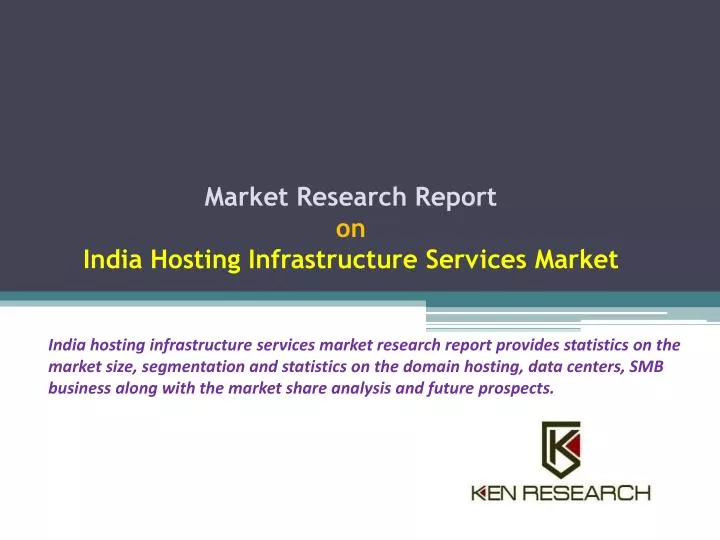 market research report on india hosting infrastructure services market