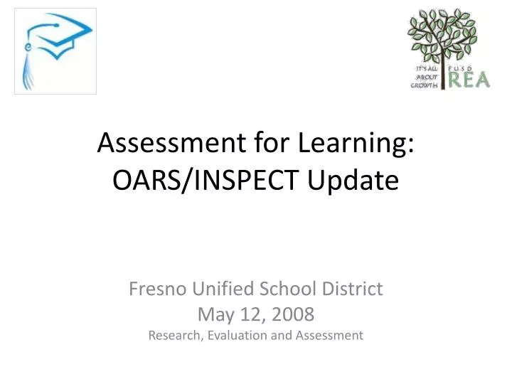 assessment for learning oars inspect update