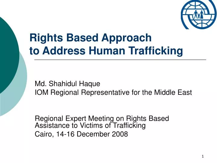 rights based approach to address human trafficking