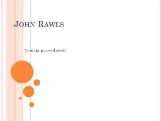 john rawls