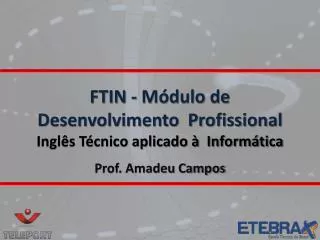 ftin m dulo de desenvolvimento profissional ingl s t cnico aplicado inform tica