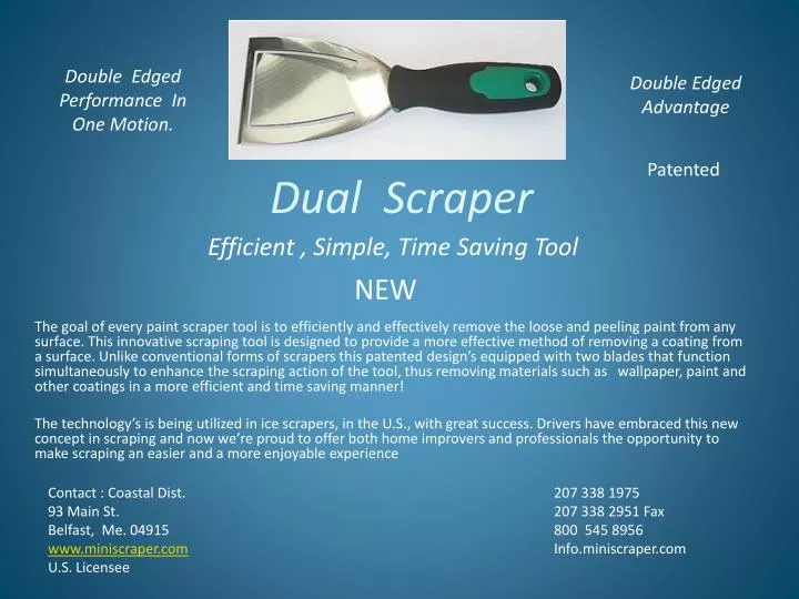 dual scraper