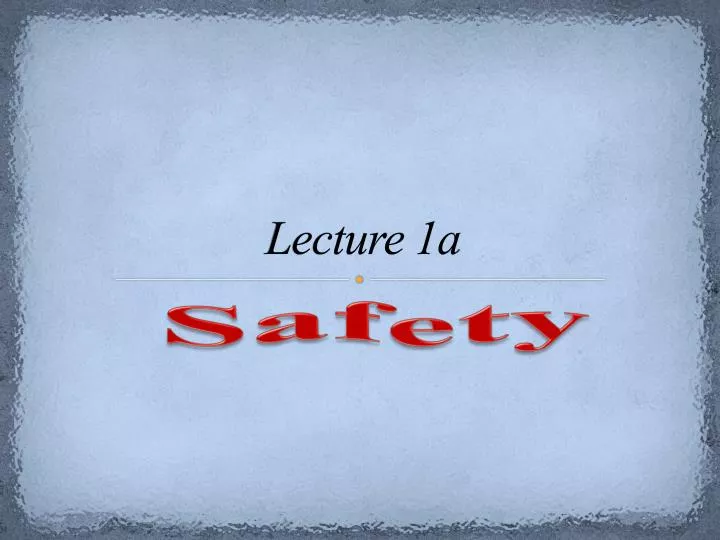 lecture 1a