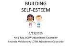 BUILDING SELF-ESTEEM - slide 1