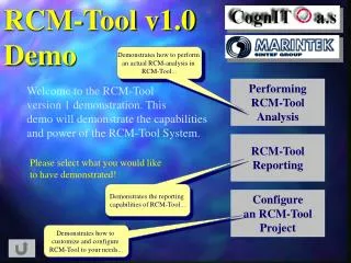 RCM-Tool v1.0 Demo