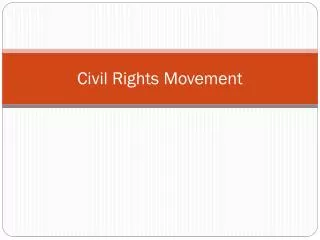 civil rights movement