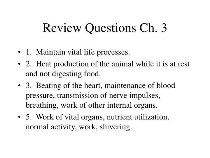 review questions ch 3