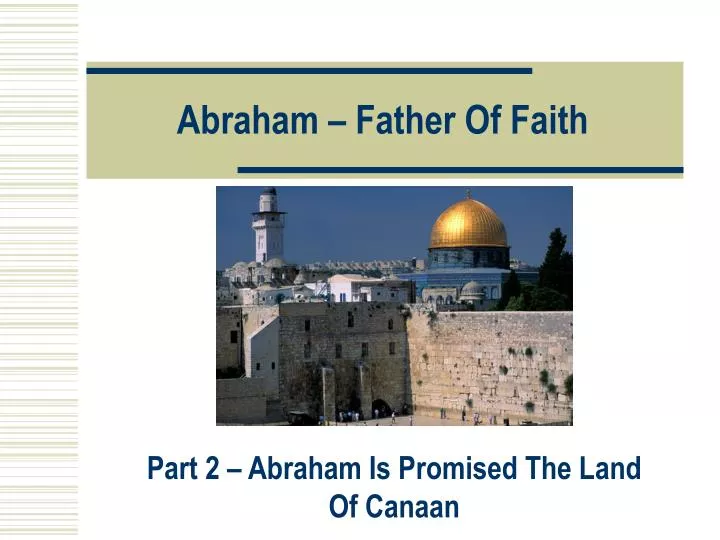 abraham father of faith