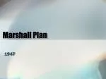 Marshall Plan - slide 1