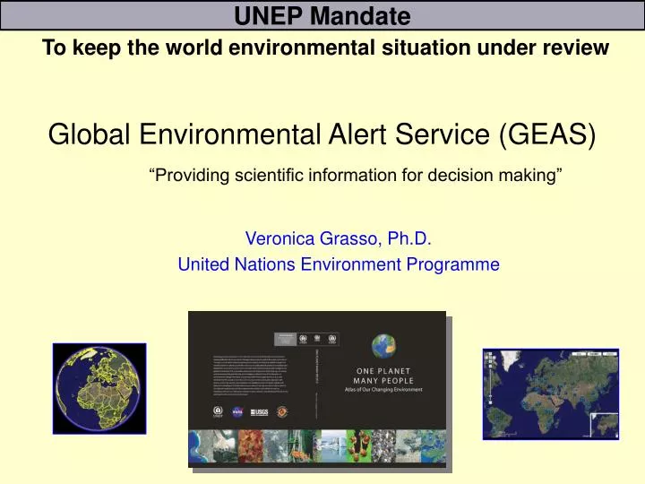 unep mandate to keep the world environmental situation under review