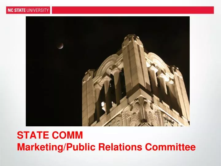 state comm marketing public relations committee