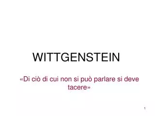 wittgenstein