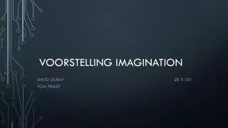 voorstelling imagination