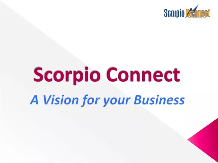 scorpio connect
