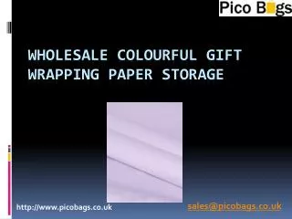 Colourful Wrapping Paper Storage for wrapping paper