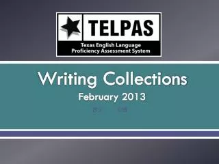 Writing Collections February 2013