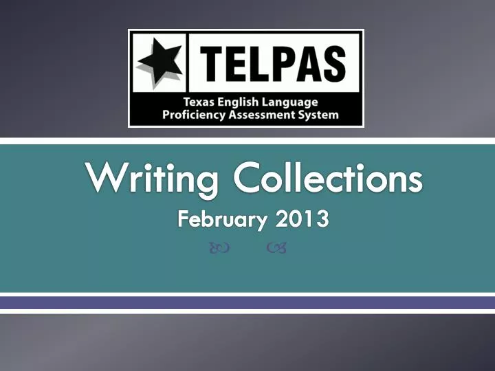 writing collections february 2013