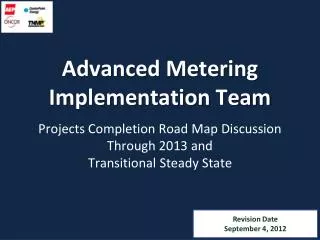 Advanced Metering Implementation Team