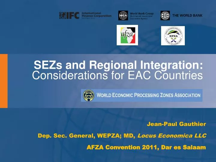 sezs and regional integration considerations for eac countries