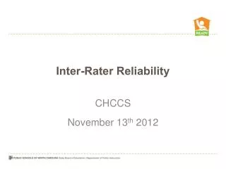 Inter-Rater Reliability