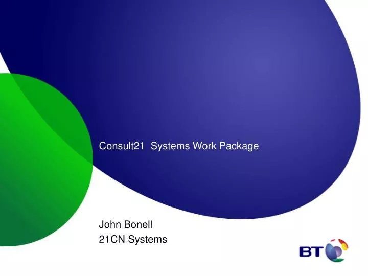 consult21 systems work package