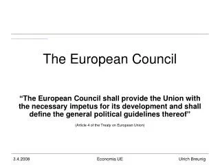 The European Council