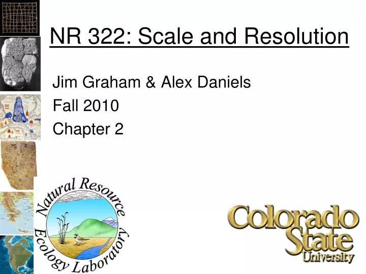 nr 322 scale and resolution