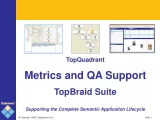 TopQuadrant Metrics and QA Support