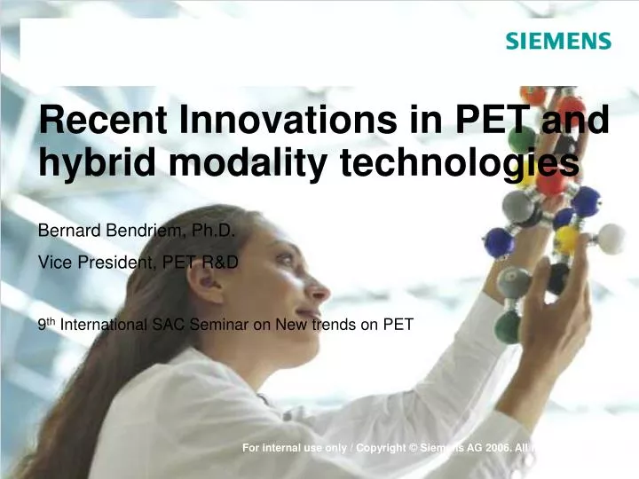 recent innovations in pet and hybrid modality technologies