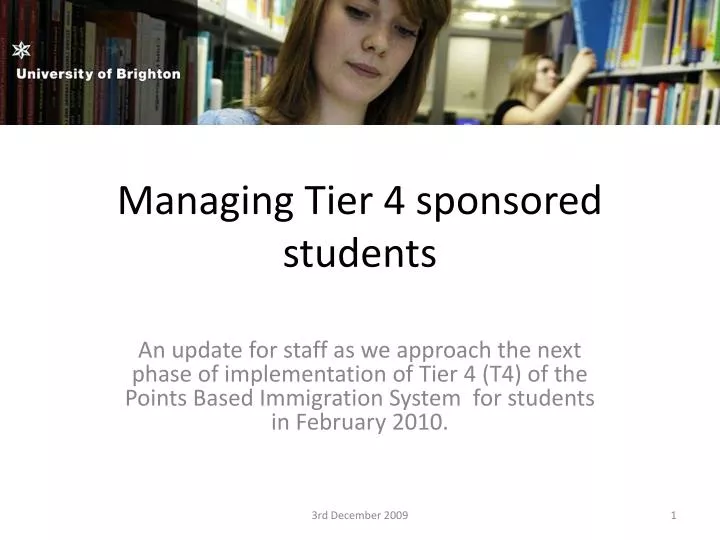 managing tier 4 sponsored students
