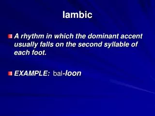 Iambic