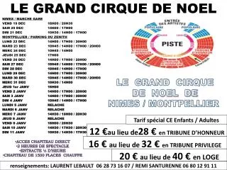 LE GRAND CIRQUE DE NOEL