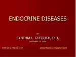 ENDOCRINE DISEASES - slide 1