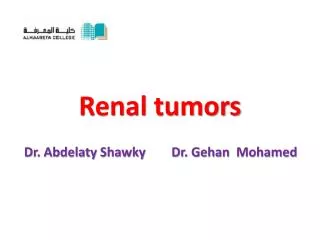 Renal tumors