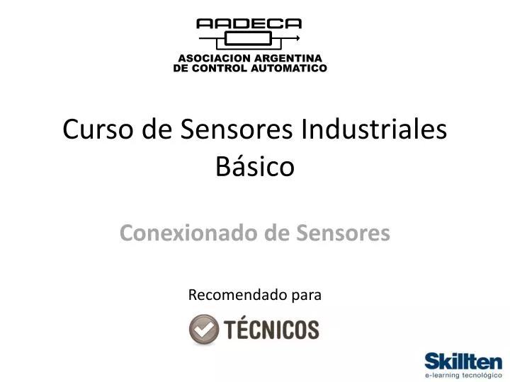 curso de sensores industriales b sico