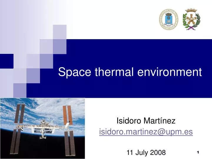 space thermal environment