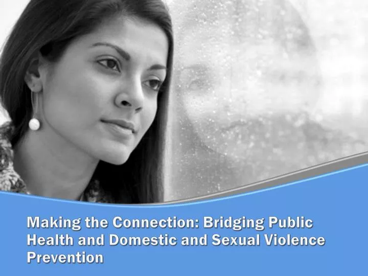 making the connection bridging public health and domestic and sexual violence prevention