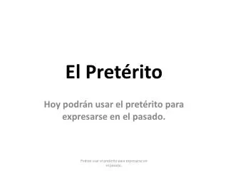 el pret rito