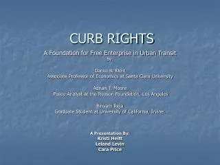 CURB RIGHTS