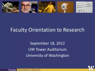 Faculty Orientation to Research