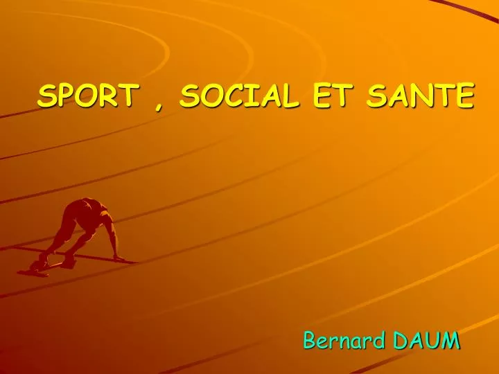sport social et sante