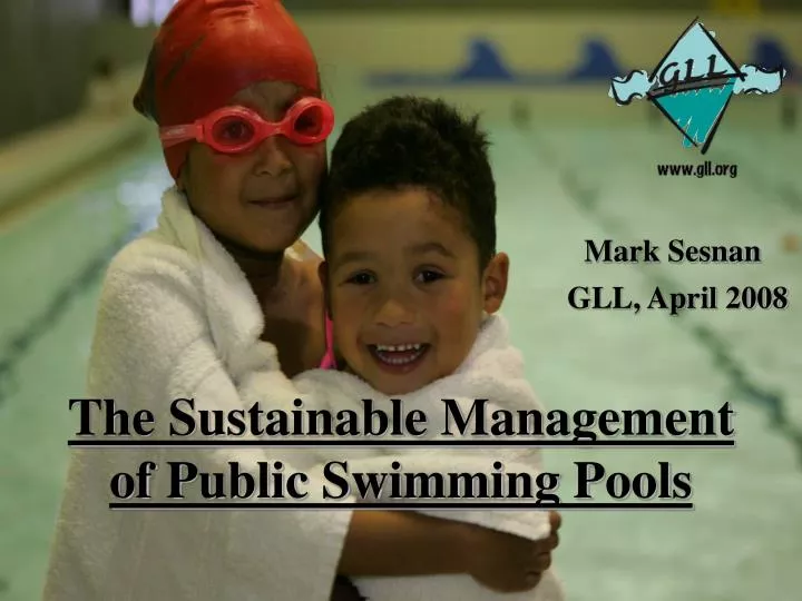 the sustainable management of public swimming pools