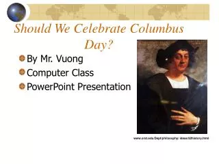 Should We Celebrate Columbus Day?